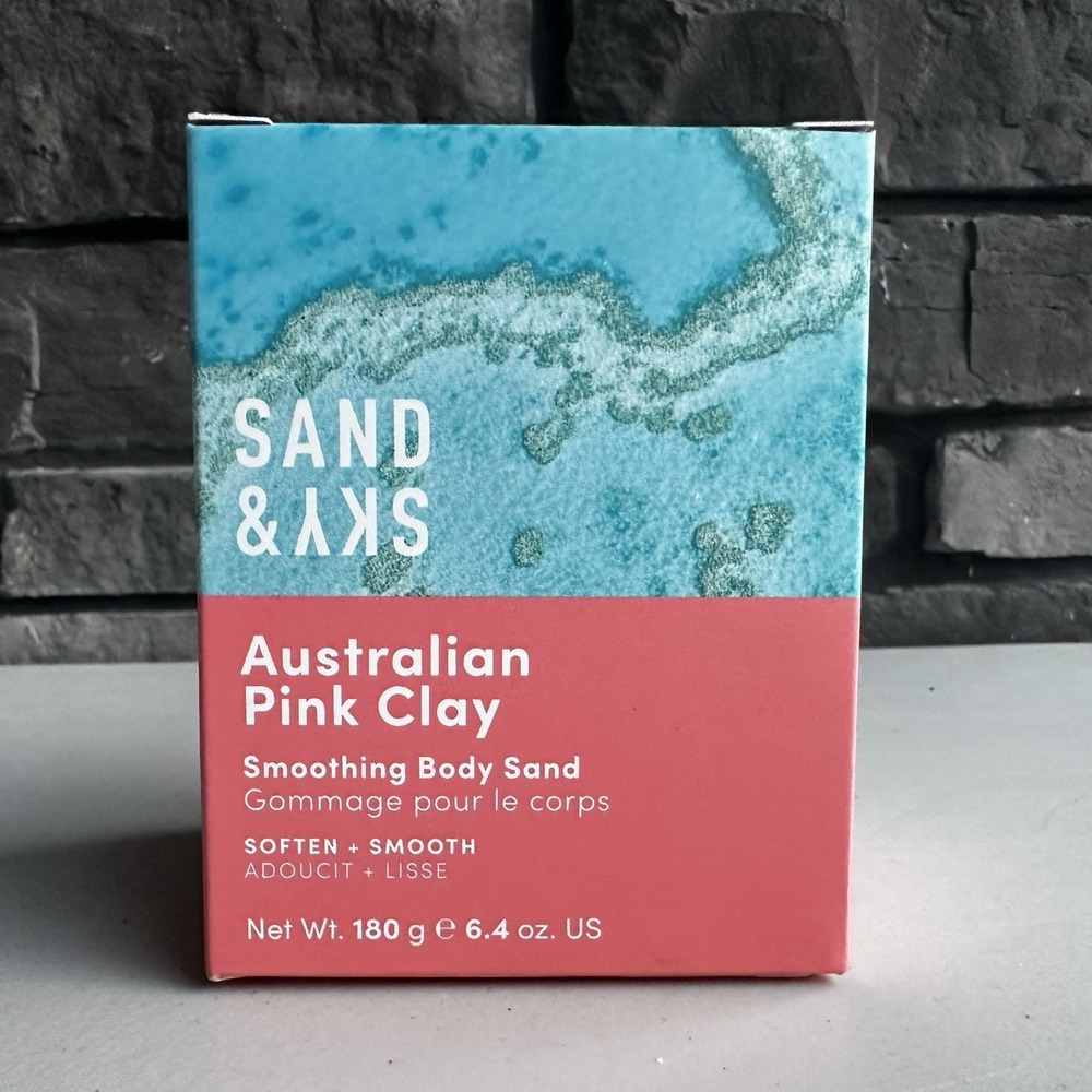 Sand & Sky Australian Pink Clay Smoothing Body Sand Scrub 6.4 oz - New BNIB